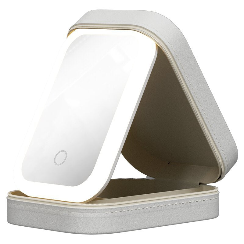 Schminkbox LED-Spiegel Touch-Funktion stufenlose Helligkeit schminkspiegel led