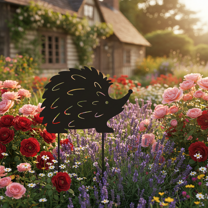 Schmiedeeisen Gartenstecker Deko Figur für den Garten