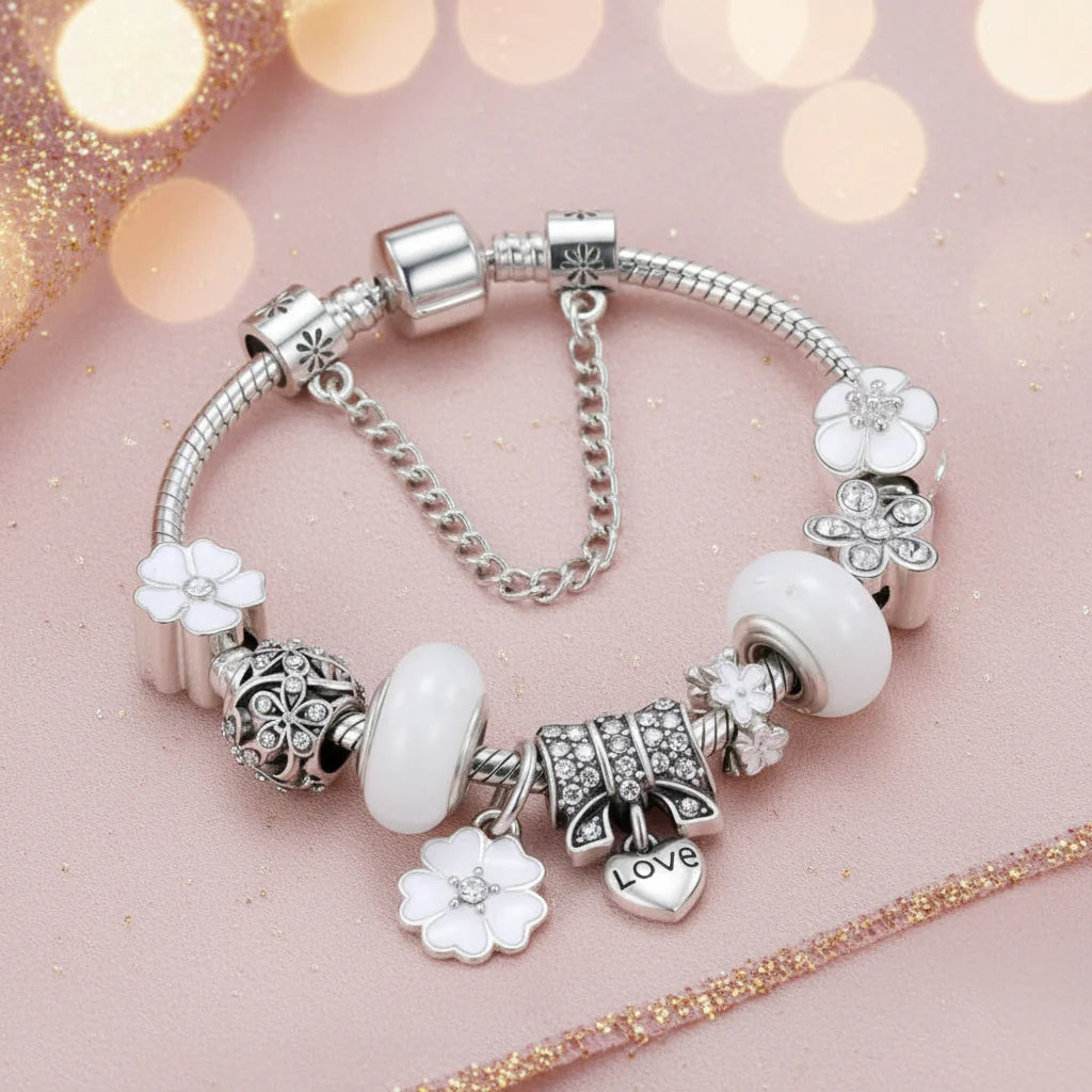 Charm Armband Gänseblümchen - lumoraX