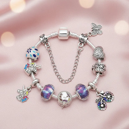 Charm Armband Schmetterlings-Garten - lumoraX