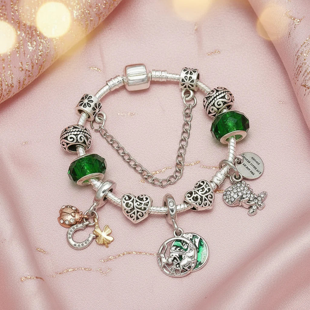 Charm Armband Glücksklee - lumoraX