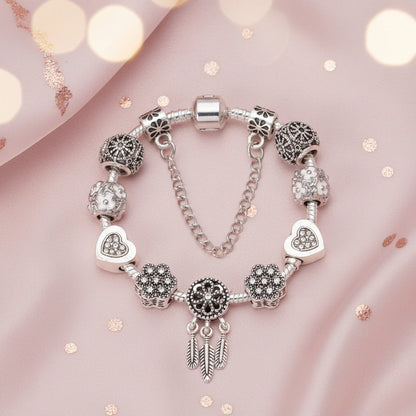 Charm Armband Herz-Traumfänger - lumoraX