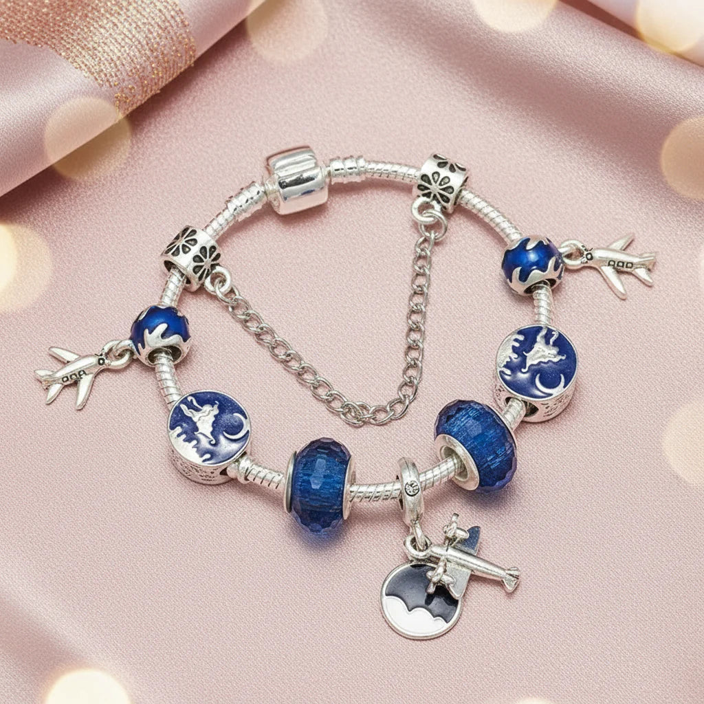 Charm Armband Smaragd-Grün - lumoraX