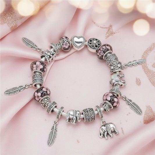 Charm Armband Safari-Elefant - lumoraX