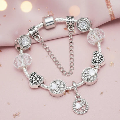 Charm Armband Kristall-Eleganz - lumoraX