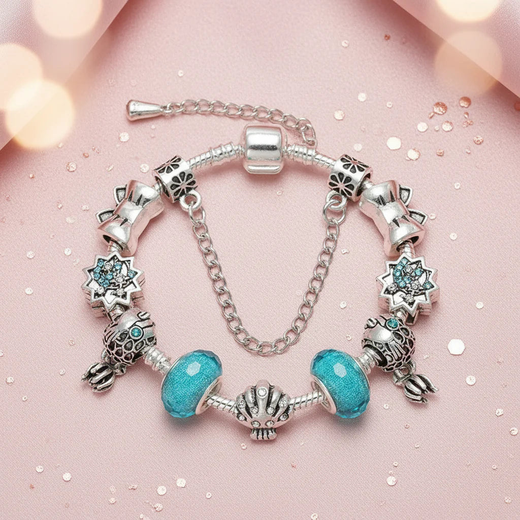 Charm Armband Ozean-Muschel - lumoraX