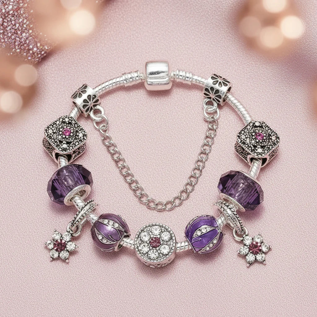 Charm Armband Lila Magie - lumoraX