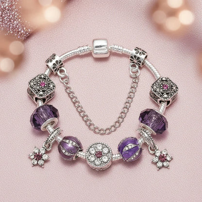 Charm Armband Lila Magie - lumoraX