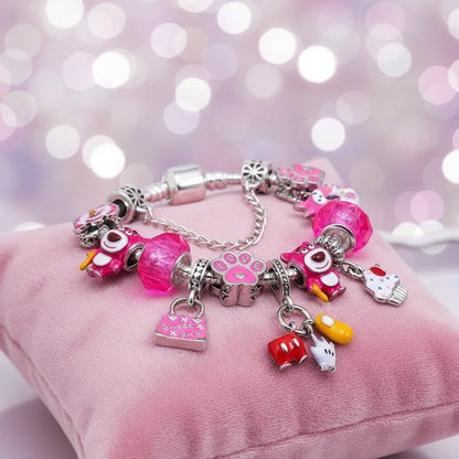 Charm Armband Mädchen & Damen – Beads Schmuck Geschenk als ideales Geschenk für den Muttertag und Valentinstag.