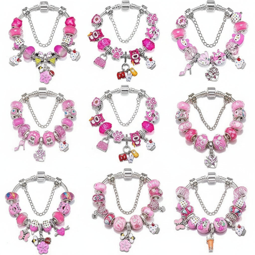 Charm Armband Mädchen & Damen – Beads Schmuck Geschenk in eleganter Präsentation, ideal für besondere Anlässe.