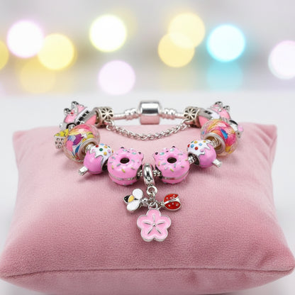 Charm Armband Mädchen & Damen – Beads Schmuck Geschenk in ansprechender Präsentation, perfekt für Geschenksets.