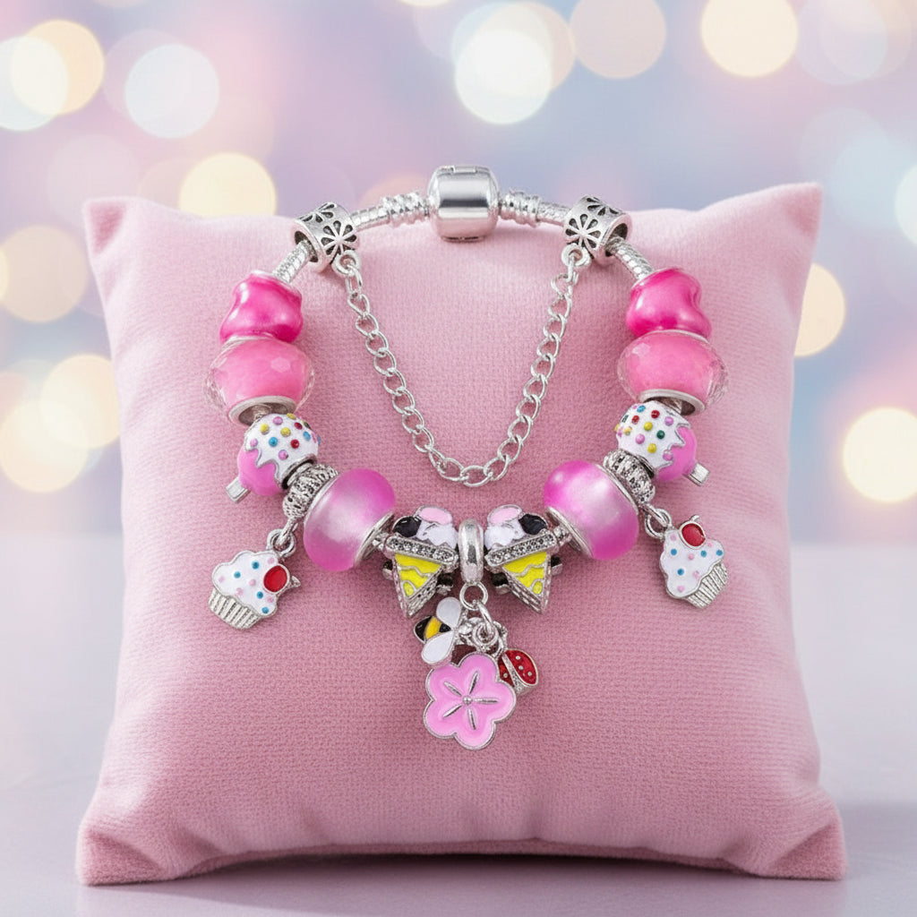 Charm Armband Mädchen & Damen – Beads Schmuck Geschenk, das leidenschaftliche und persönliche Geschenke repräsentiert.