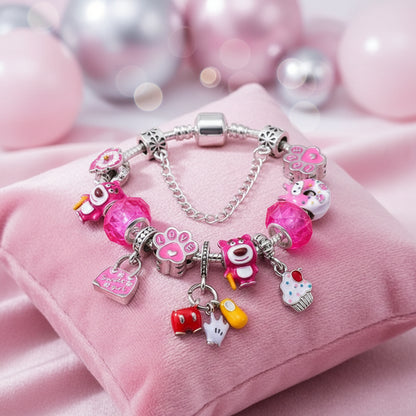 Charm Armband Mädchen & Damen – Beads Schmuck Geschenk geeignet für Geschenke an Freundinnen und Familie.