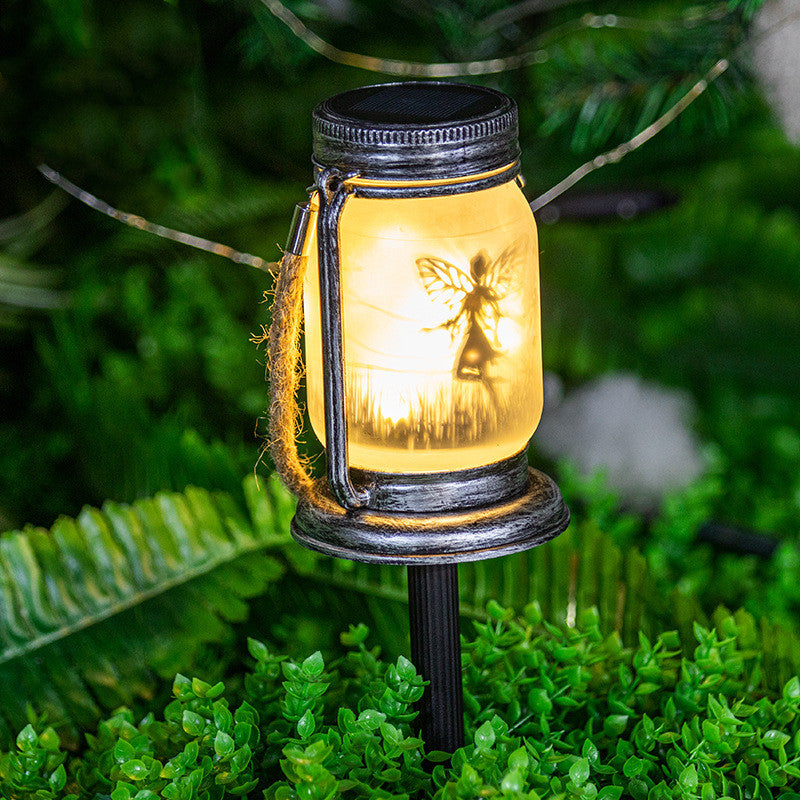 Solar Laterne Outdoor im rustikalen Einmachglas-Look mit warmweissem LED-Licht für den Garten