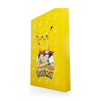 Pokémon Adventskalender mit Box-Motiv Gelb Ash & Pikachu